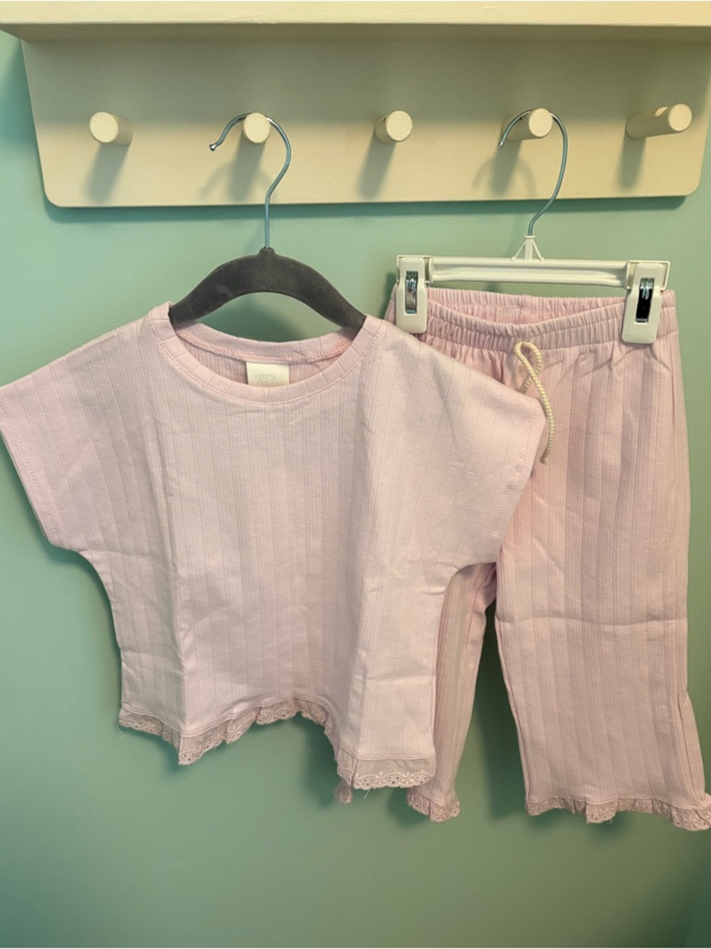 ZARA SWISS EMBROIDERY JACQUARD MATCHING SET